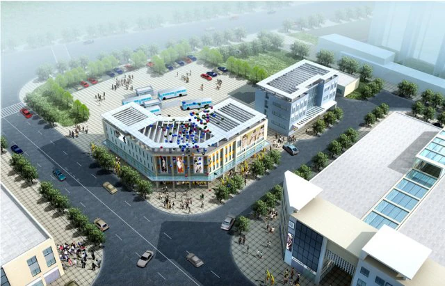 city planning fashionable commercial street office design - 268 3D Model .c4d .max .obj .3ds .fbx .stl .blend 