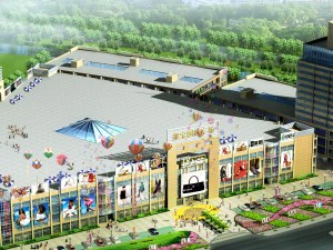 urbanistyka modny projekt biura przy ulicy handlowej - 271 Model 3D