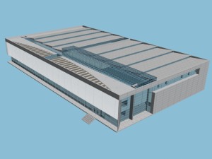 city planning fashionable commercial street office design - 273 3D Model