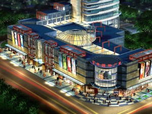 city planning fashionable commercial street office design - 276 3D Model