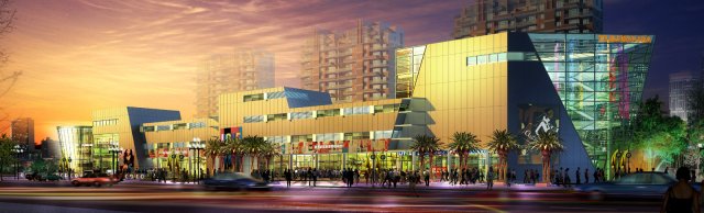 city planning fashionable commercial street office design - 278 Model 3D .c4d .max .obj .3ds .fbx .stl .blend 