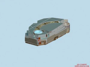 city planning fashionable commercial street office design - 279 3D Model