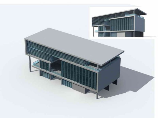 large city commercial street office building design - 08 3D 모델 .c4d .max .obj .3ds .fbx .stl .blend 