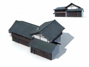 large city commercial street office building design - 37 3D Model