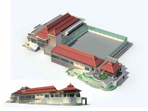 large city commercial street office building design - 60 3D Model
