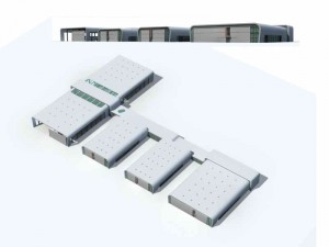 large city commercial street office building design - 71 3D Model