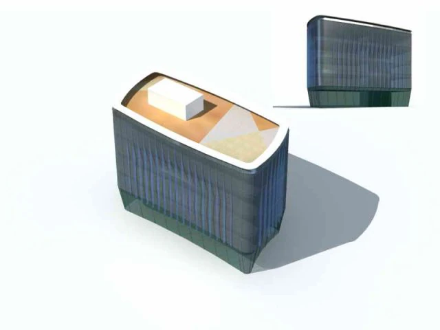 large city commercial street office building design - 87 3D Model .c4d .max .obj .3ds .fbx .stl .blend