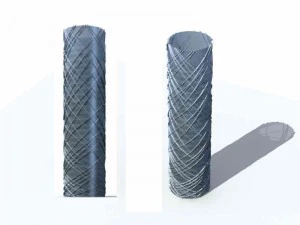 projekt biurowca w dużym mieście przy ulicy handlowej - 193 Model 3D