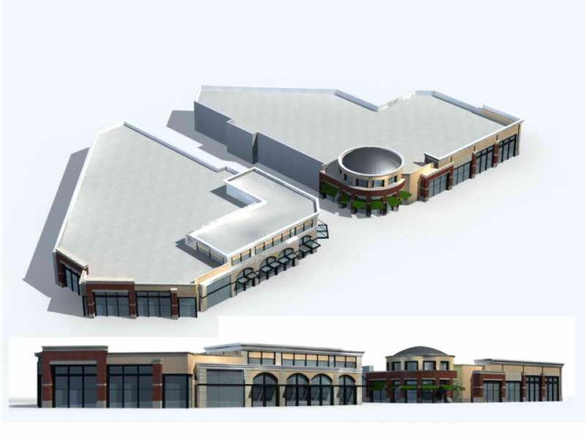 large city commercial street office building design - 256 Modello 3D .c4d .max .obj .3ds .fbx .stl .blend 