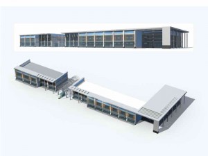 large city commercial street office building design - 259 3D Model