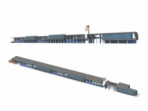대도시 상업거리 오피스빌딩 디자인 - 269 3D 모델