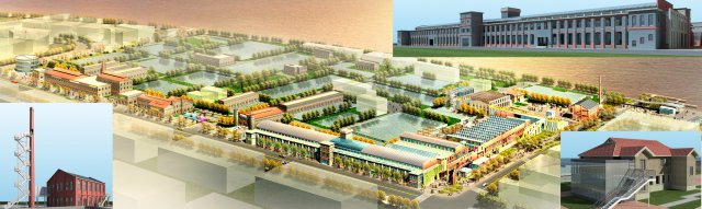 factory building 005 3D Model .c4d .max .obj .3ds .fbx .stl .blend 