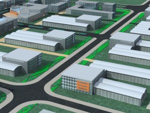 factory building 008 3D Модель