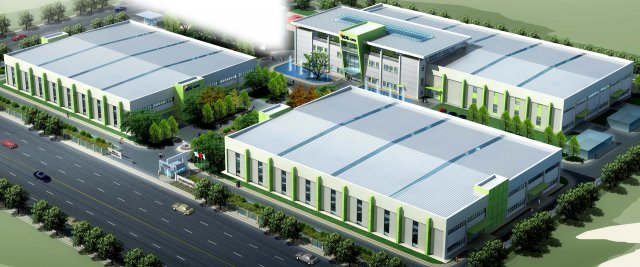 factory building 012 Model 3D .c4d .max .obj .3ds .fbx .stl .blend 