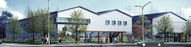 factory building 014 3D Model .c4d .max .obj .3ds .fbx .stl .blend
