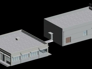 factory building 022 3D Model