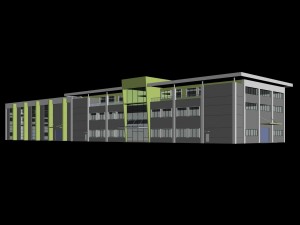 factory building 024 3D 模型
