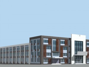 factory building 025 3D 模型