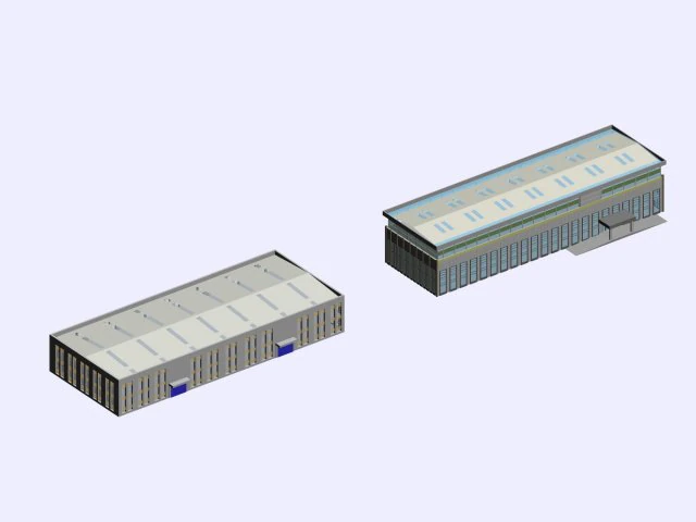 factory building 026 3D Model .c4d .max .obj .3ds .fbx .stl .blend