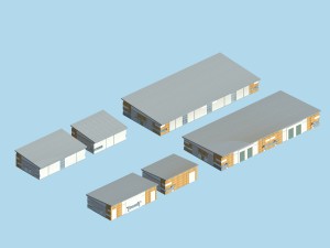 factory building 029 3D 模型