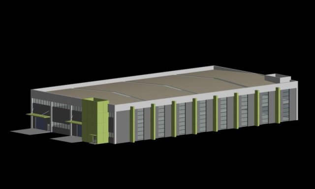 factory building 037 3D Model .c4d .max .obj .3ds .fbx .stl .blend 
