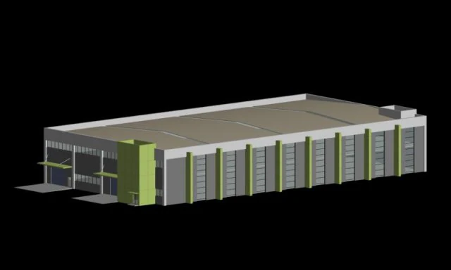 factory building 037 3D Model .c4d .max .obj .3ds .fbx .stl .blend 