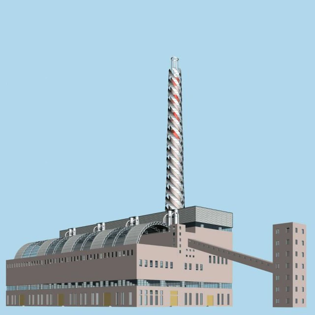 factory building 039 3D Model .c4d .max .obj .3ds .fbx .stl .blend