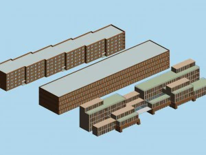 fabrika binası 041 3D Model