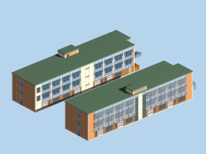 factory building 046 3D 모델