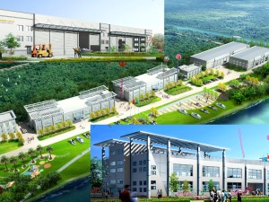 factory building 055 3D 模型