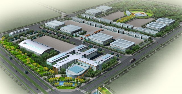factory building 057 3D Model .c4d .max .obj .3ds .fbx .stl .blend 