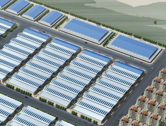 factory building 060 3D Model .c4d .max .obj .3ds .fbx .stl .blend 