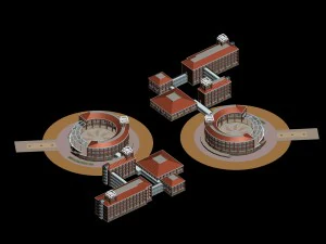 okul binası 005 3D Model