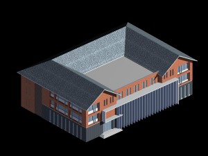 school building 020 3Dモデル