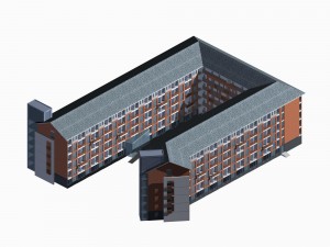 school building 021 3Dモデル