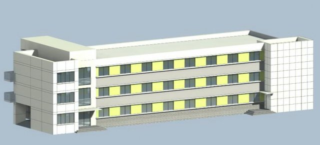 school building 028 3D-Modell .c4d .max .obj .3ds .fbx .stl .blend 