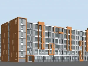 edificio scolastico 037 Modello 3D