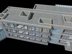 school building 042 3D Модель