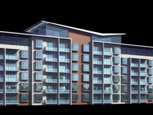 school building 044 3D Model