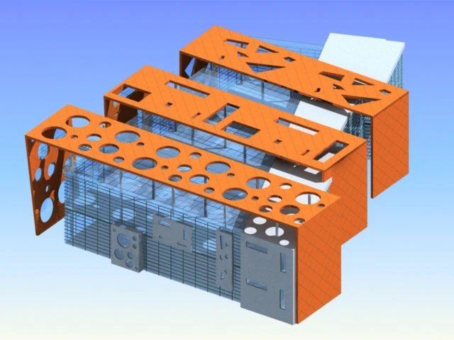 school building 051 3D Model .c4d .max .obj .3ds .fbx .stl .blend