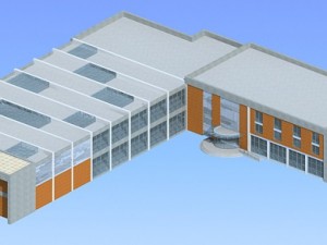 school building 052 Modelo 3D