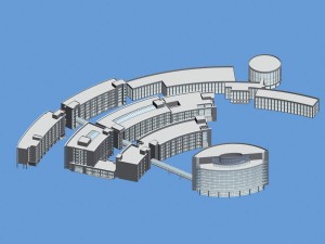 school building 053 3Dモデル
