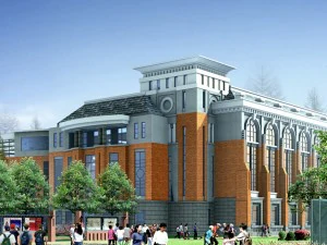 gedung sekolah 054 Model 3D