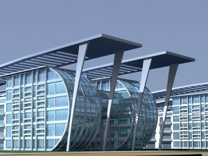 school building 059 Modèle 3D
