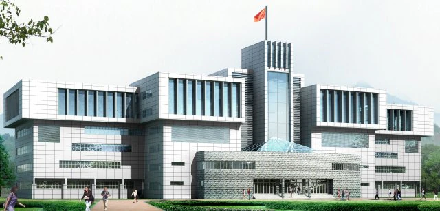 school building 064 3D Model .c4d .max .obj .3ds .fbx .stl .blend 
