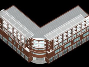 school building 071 Modelo 3D