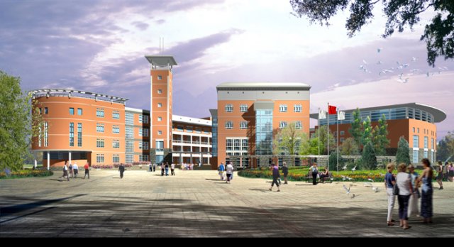 school building 080 Modelo 3D .c4d .max .obj .3ds .fbx .stl .blend 