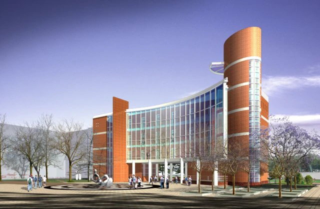 school building 081 3D Model .c4d .max .obj .3ds .fbx .stl .blend