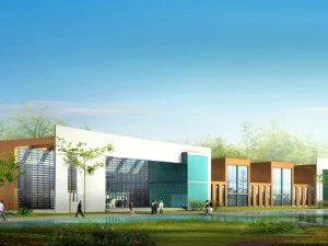 Schulgebäude 083 3D Modell