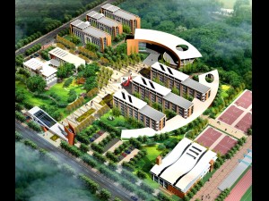 school building 098 3D Model